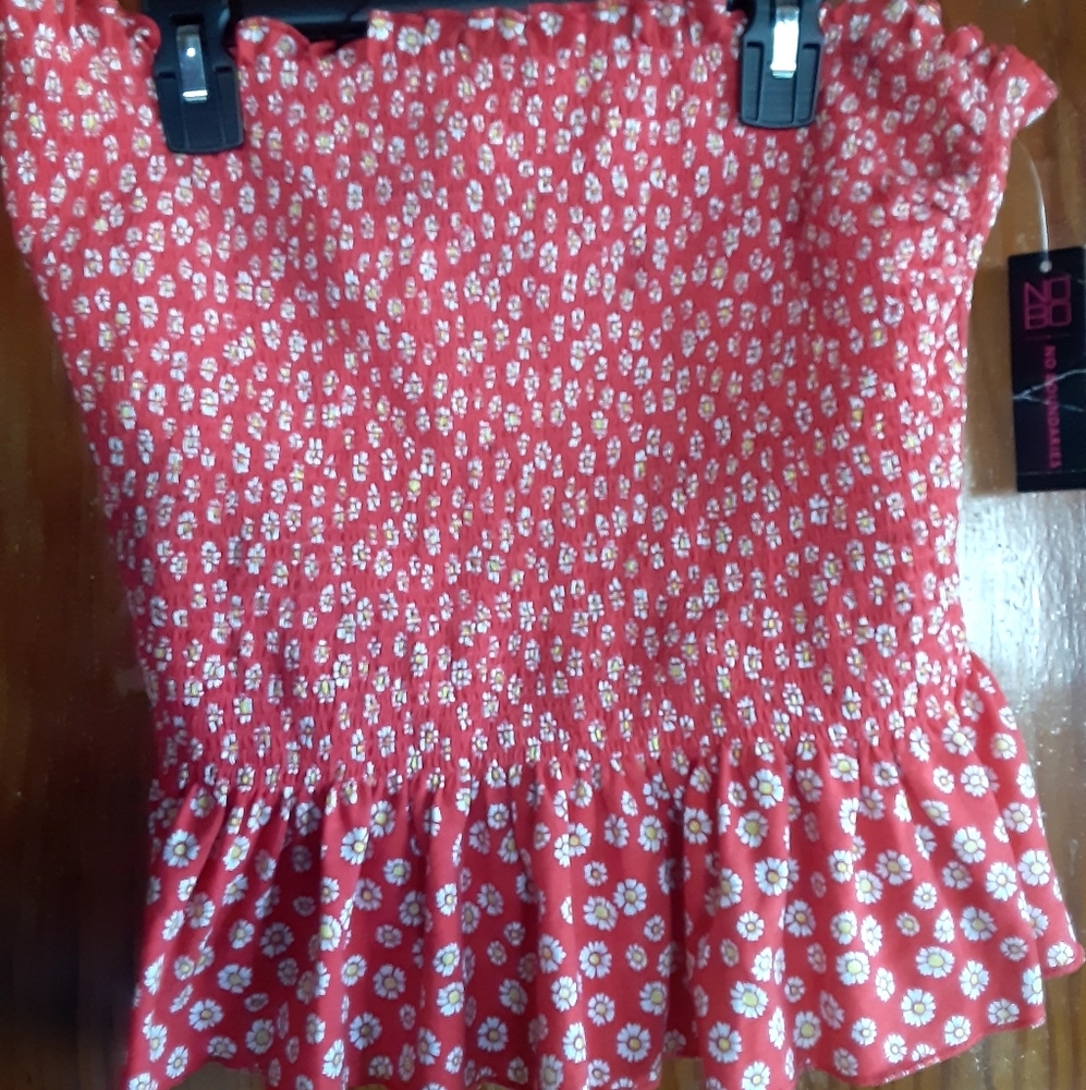 Smocked tube top